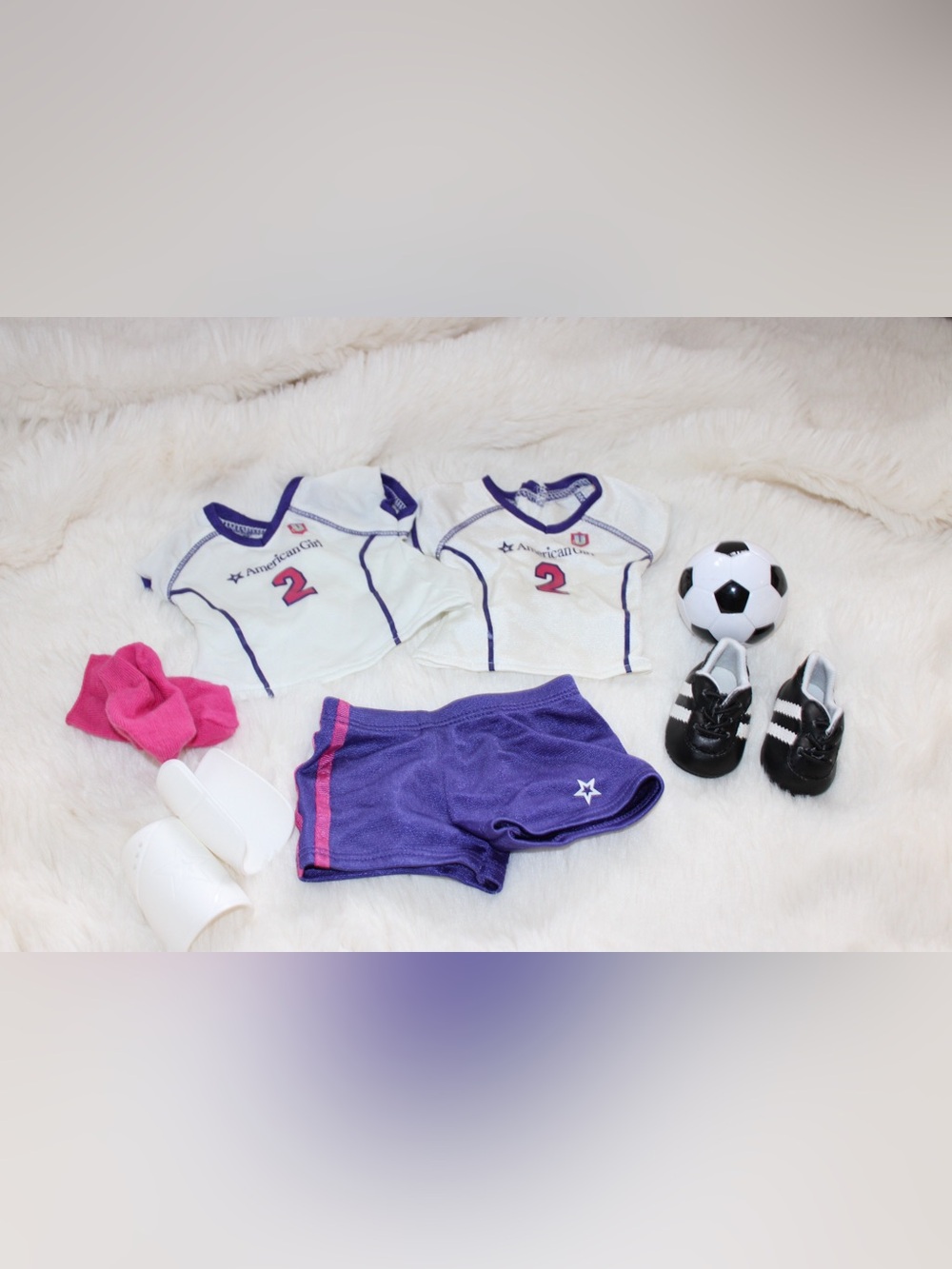 American girl doll soccer outfit